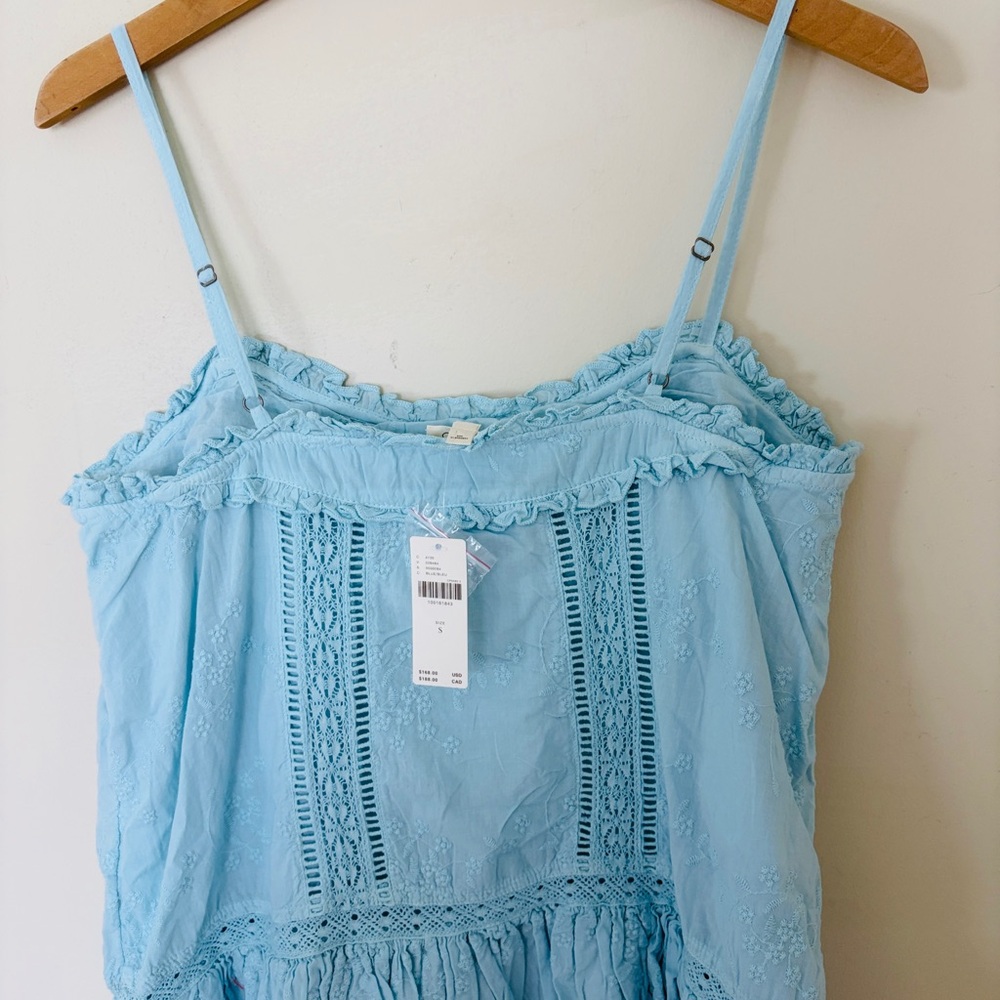 NWT $168 Anthropologie Pilcro Sleeveless Square-Neck Swing Mini Dress S - Picture 8 of 12